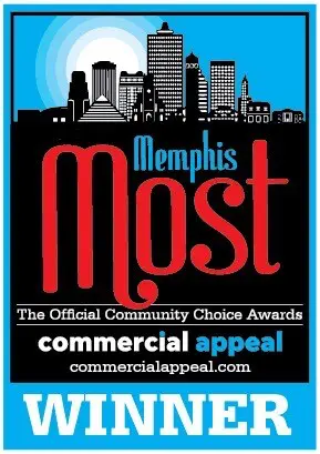 Memphis Most Commercial Appeal Winner Badge